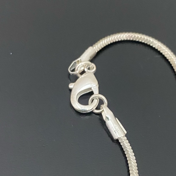 Silver-tone Rhinestones Tassel Chain 28” Long Necklace 33g - Picture 12 of 14